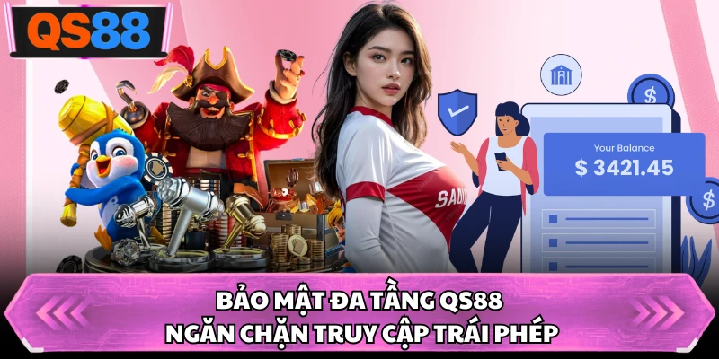 Bảo mật đa tầng QS88 ngăn chặn truy cập trái phép