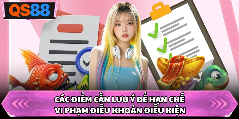 Các điểm cần lưu ý để hạn chế vi phạm điều khoản điều kiện